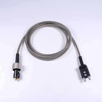 Musktool-Made Dual Armored Cable GE C123 High Temperature Probe Cable for DA590 Ultrasonic Transducerprobe