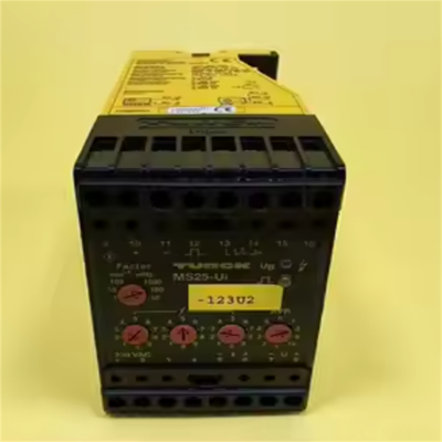 Musktool-Turck MS25-UI/24VDC 1-Ch Speed Monitor - 10mHz-1660Hz to 4-20mA/0-10V Conv - Removable Terminals - Reverse Polarity Prot