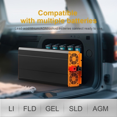 Musktool-Pure Sine Wave Power Inverter 1KW ~8KW 12V24V DC to 110V AC Converter for Car RV Solar Home  ETL Certified