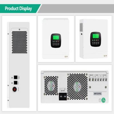 Musktool-12.3kw Hybrid Solar Inverter 48VDC Solar System Inverter with 230V Pure Sine Wave 50Hz Output Frequency