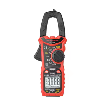 Musktool-HABOTEST HT206D DC AC Current alligator Clip Multimeter Tester Best True Rms Digital Amp Clamp Ampere Meter on Voltage Ammeter