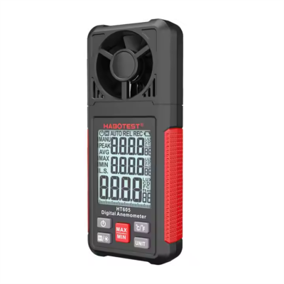 Musktool-HABOTEST HT605 Portable Digital Anemometer for Sale with Measuring Air Speed Velocity Temperature Humidity Instruments Wireless