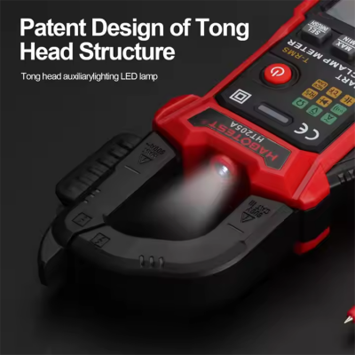 Musktool-Habotest HT205A 6000 Counts High Performance Measure Inrush Current Non Contact Voltage True RMS AC DC Smart Digital Clamp Meter