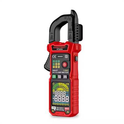 Musktool-Habotest HT205A 6000 Counts High Performance Measure Inrush Current Non Contact Voltage True RMS AC DC Smart Digital Clamp Meter