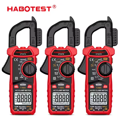 Musktool-Habotest HT207A 2000 Counts Digital Clamp Meter AC DC Voltage and Current Electrical Installation and Maintenance