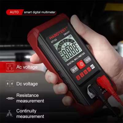 Musktool-Habotest Good Ac Dc Volt Ohm Multi Meter Tester Pocket Smart Electrical Digital Multimeter Price for Sale HT123