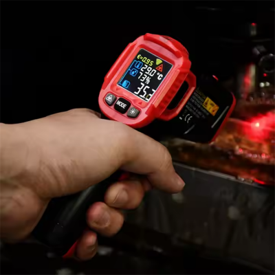 Musktool-HABOTEST Accurate Non Contact Red Laser Ir Meter Digital Best Infrared Kitchen Thermometer for Cooking Food Pizza Oven HT650C