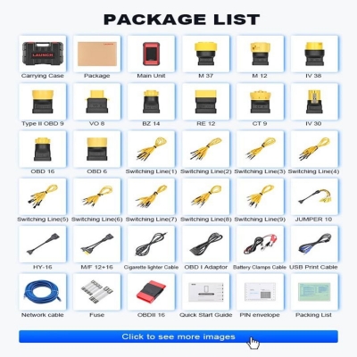 Musktool-For LAUNCH X431 SmartLink C Plastic Code Reader Heavy-Duty Diesel Truck Diagnostic Tool with 1-Year Warranty Update From HD3