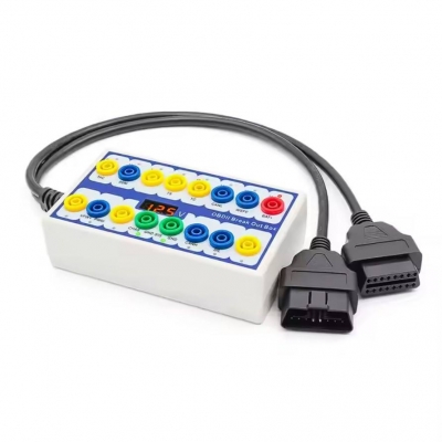 Musktool-Protocol Detector Break Out Box 16pin OBDII Breakout Box ECU Diagnostic Tool for Universal Cars