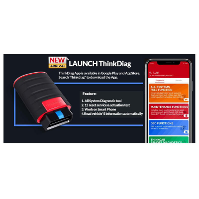 Musktool-Original Thinkdiag Car OBDII Code Reader Thinkdiag with One Year Free Software Full System Auto BT Scanner OBD2 Diagnostic Tool