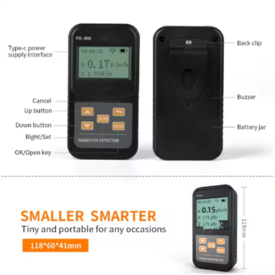 Musktool-FS-600-Bosean Gamma Radiation Emf Detector Geiger Counter Radiation Detector Nuclear Radiation Detector