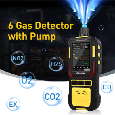 Musktool-6in1 Fast Response Ozone Analyzer LCD Display Explosive O3 Ozone Gas Detector