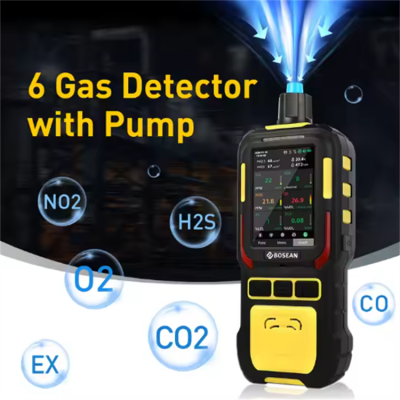 Musktool-k-600m-Bosean Combustible Gas Detectors with Probe 4 in 1 Gas Detector Pumping Portable Multi Gas Detector