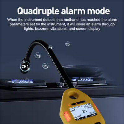 Musktool-BT-S100-Bosean Hot Sale High Sensitivity Hydrogen Leak Detector Best Kitchen Natural Gas Leak Detector LPG Sensor Gas Analyzers