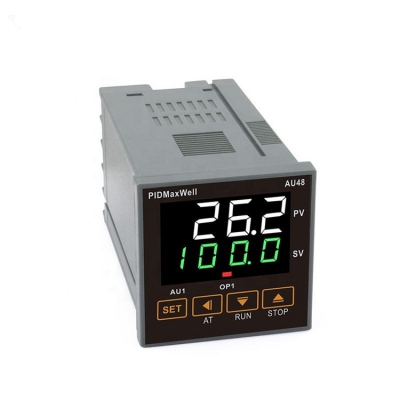 Musktool-AU48 IP65 All-New PID Temperature Controller Thermostat SSR Relay Output Universal Input Highlight Display 1-Year Plastic ODM