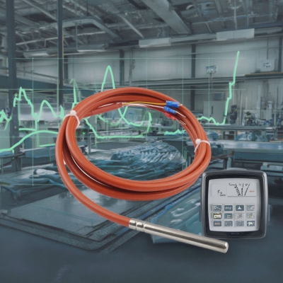 Musktool-High Quality K J PT100 Thermocouple Silicon Cable Industrial Temperature Sensor