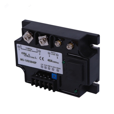 Musktool-TBB005-40A 4-20mA0-10V Miniature Potentiometer Single Phase 380VAC Voltage Regulator Module SCR Power Controller LED Dimming Systems