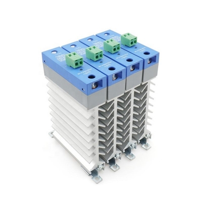 Musktool-MDS-1DA4860-Ultra-Thin 25A Single-Phase SSR Relay with Built-In Heat Sink Miniature Size Sealed Protect Feature for Rail Mount Applications