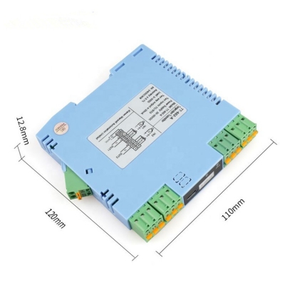 Musktool-TT-602 Dual Channel 4-20mA Temperature Transmitter with 2 Input 2 Output ABS Din Rail Mounted OEM &amp; ODM Supported