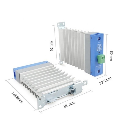 Musktool-MDS-1DA4860-Ultra-Thin 25A Single-Phase SSR Relay with Built-In Heat Sink Miniature Size Sealed Protect Feature for Rail Mount Applications