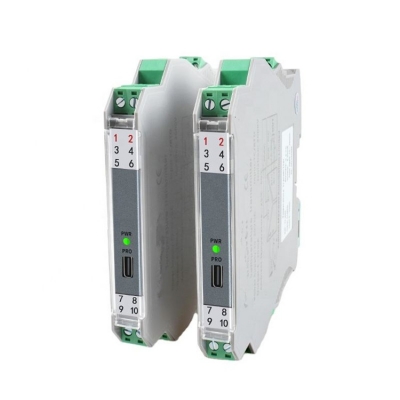 Musktool-TT-313Dual Input and Dual Output Temperature Transmitter Transducer Din Rail Mountable with programmable software